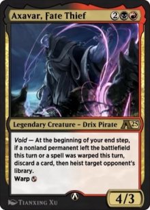 Axavar, Fate Thief - Alchemy: Exclusive Cards