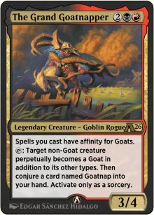 The Grand Goatnapper - Alchemy: Exclusive Cards