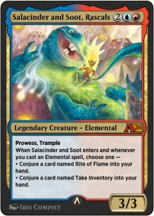 Salacinder and Soot, Rascals - Alchemy: Exclusive Cards