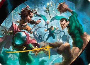 Gare aux Sinister Six ! - Illustration - Marvels Spider-Man - Art Series