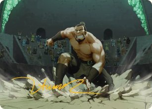 Le Roc, par� au combat - Illustration - Avatar: The Last Airbender - Art Series