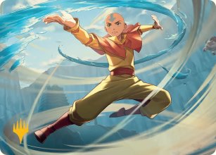 Aang, sauveur exp�ditif - Illustration - Avatar: The Last Airbender - Art Series