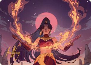�tudiante en ma�trise du Feu - Illustration - Avatar: The Last Airbender - Art Series