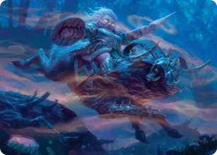 Cavali�re fl�aud�pine - Illustration - Lorwyn Eclipsed - Art Series