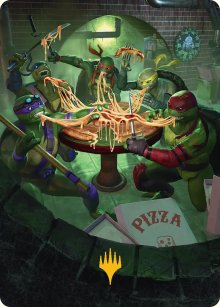 Cha�ne alimentaire - Illustration - Teenage Mutant Ninja Turtle - Art Series