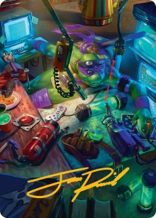 Donatello, le cerveau - Illustration - Teenage Mutant Ninja Turtle - Art Series