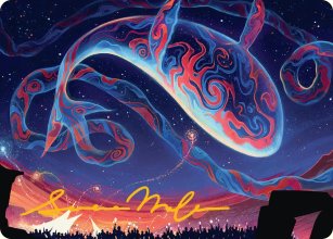 Baleine volante spectaculaire - Illustration - Secrets of Strixhaven - Art Series