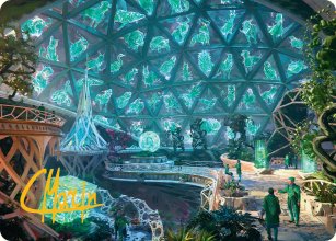 Biblioth�que de treillis - Illustration - Secrets of Strixhaven - Art Series