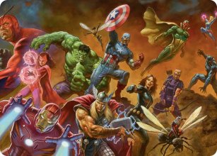 Vengeurs, rassemblement�! - Illustration - Marvel Super Heroes - Art Series