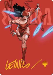 Elektra, fille de la Main - Illustration - Marvel Super Heroes - Art Series