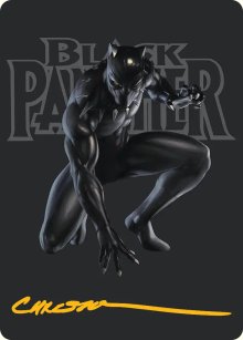 La Panth�re Noire, espoir persistant - Illustration - Marvel Super Heroes - Art Series