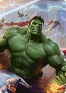 Hulk, toujours furieux - Illustration - Marvel Super Heroes - Art Series