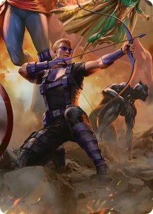 Hawkeye, archer de pr�cision - Illustration - Marvel Super Heroes - Art Series