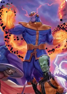Thanos, consort de la Mort - Illustration - Marvel Super Heroes - Art Series