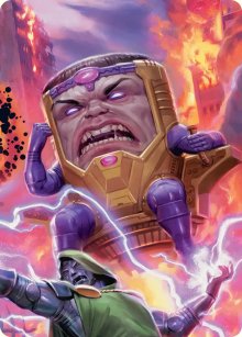 M.O.D.O.K., intellect mal�fique - Illustration - Marvel Super Heroes - Art Series