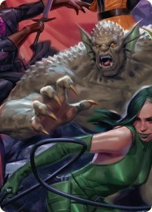 Abomination, brute irradi�e - Illustration - Marvel Super Heroes - Art Series