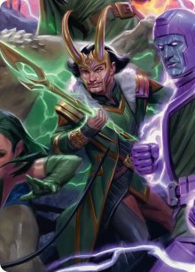 Loki, dieu du Mensonge - Illustration - Marvel Super Heroes - Art Series