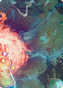 Thanos, le Titan fou - Illustration - Marvel Super Heroes - Art Series