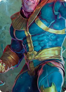 Thanos, le Titan fou - Illustration - Marvel Super Heroes - Art Series
