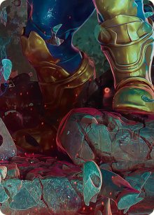 Thanos, le Titan fou - Illustration - Marvel Super Heroes - Art Series