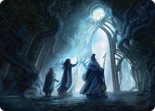 R�v�ler les lettres lunaires - Illustration - The Hobbit - Art Series