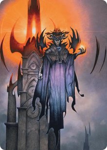 Sauron, l'�il sans paupi�re - Illustration - The Hobbit - Art Series