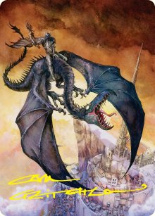 Roi-sorcier, porteur de ruine - Illustration - The Hobbit - Art Series