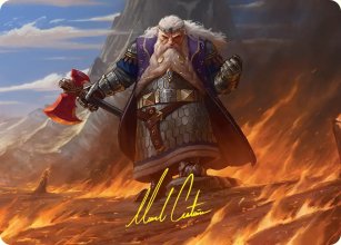 D�in des salles anciennes - Illustration - The Hobbit - Art Series