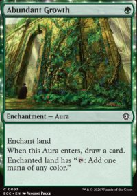 Abundant Growth - Lorwyn Eclipsed Commander Decks