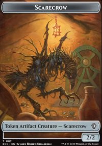 Scarecrow token - Lorwyn Eclipsed Commander Decks