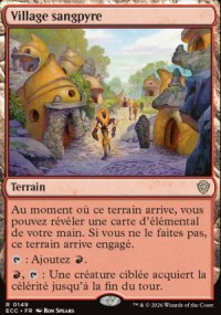 Village sangpyre - Lorwyn Eclipsed Commander Decks