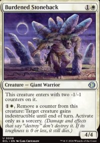 Burdened Stoneback - Lorwyn Eclipsed