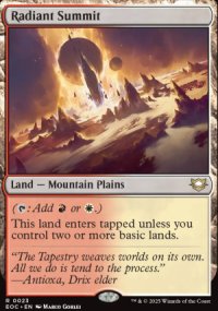 Radiant Summit - Edge of Eternities Commander Decks