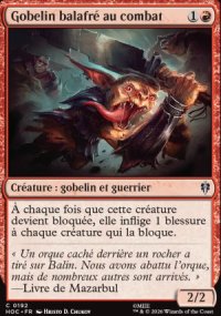 Gobelin balafr� au combat - The Hobbit Commander Decks