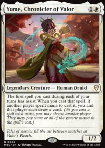 Yume, Chronicler of Valor - Mystery Booster Commander Edition