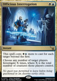 Officious Interrogation - 