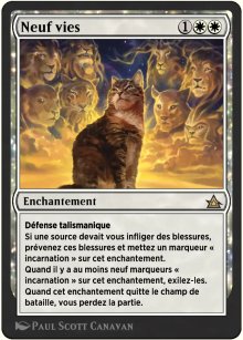 Neuf vies - Through the Omenpaths - Bonus sheet