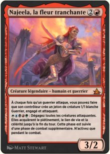 Najeela, la fleur tranchante - Through the Omenpaths - Bonus sheet
