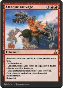 Attaque sauvage - Through the Omenpaths - Bonus sheet