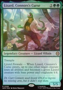 Le Lzard, maldiction de Connors - Prerelease Promos