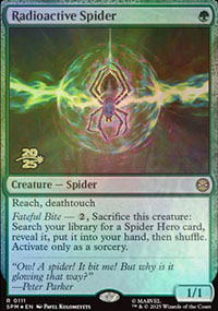 Araigne radioactive - Prerelease Promos