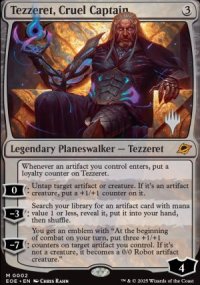 Tezzeret, capitaine cruel - Planeswalker symbol stamped promos