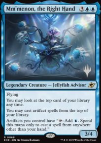 Mm'menon, la main droite - Planeswalker symbol stamped promos