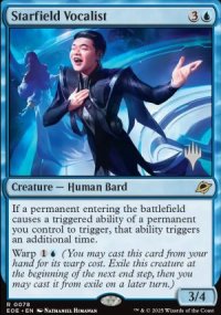 Chanteur du champ d'toiles - Planeswalker symbol stamped promos