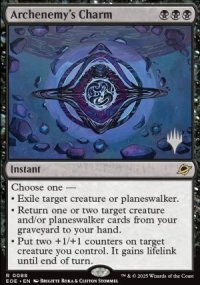Charme de l'archennemi - Planeswalker symbol stamped promos