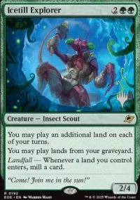 Explorateur laboureur de glace - Planeswalker symbol stamped promos