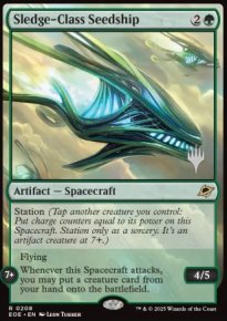 Vaisseau ensemenceur classe Pilon - Planeswalker symbol stamped promos