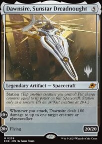 Pre de l'aube, cuirass de Soltoile - Planeswalker symbol stamped promos