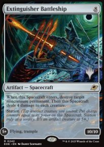 Vaisseau de combat extincteur - Planeswalker symbol stamped promos