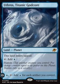 Uthros, noyau divin titanesque - Planeswalker symbol stamped promos